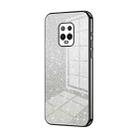 For Xiaomi Redmi 10X Pro 5G Gradient Glitter Powder Electroplated Phone Case(Black) - 1