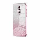 For Xiaomi Redmi K20 / K20 Pro Gradient Glitter Powder Electroplated Phone Case(Pink) - 1