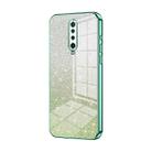 For Xiaomi Redmi K30 / K30 5G Gradient Glitter Powder Electroplated Phone Case(Green) - 1