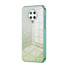 For Xiaomi Redmi K30 Pro / K30 Ultra Gradient Glitter Powder Electroplated Phone Case(Green) - 1
