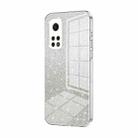 For Xiaomi Redmi K30S / Mi 10T Pro 5G Gradient Glitter Powder Electroplated Phone Case(Transparent) - 1