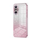 For Xiaomi Redmi K40 Gaming/Poco F3 GT Gradient Glitter Powder Electroplated Phone Case(Pink) - 1