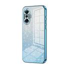 For Xiaomi Redmi K40 Gaming/Poco F3 GT Gradient Glitter Powder Electroplated Phone Case(Blue) - 1