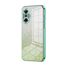 For Xiaomi Redmi K40 Gaming/Poco F3 GT Gradient Glitter Powder Electroplated Phone Case(Green) - 1