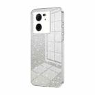 For Xiaomi Redmi K60 Ultra / Xiaomi 13T Gradient Glitter Powder Electroplated Phone Case(Transparent) - 1