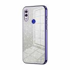 For Xiaomi Redmi Note 7 / Note 7 Pro Gradient Glitter Powder Electroplated Phone Case(Purple) - 1