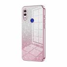 For Xiaomi Redmi Note 7 / Note 7 Pro Gradient Glitter Powder Electroplated Phone Case(Pink) - 1
