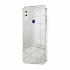 For Xiaomi Redmi Note 7 / Note 7 Pro Gradient Glitter Powder Electroplated Phone Case(Transparent) - 1