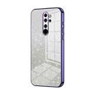 For Xiaomi Redmi Note 8 Pro Gradient Glitter Powder Electroplated Phone Case(Purple) - 1