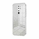 For Xiaomi Redmi Note 8 Pro Gradient Glitter Powder Electroplated Phone Case(Transparent) - 1