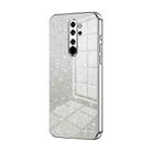 For Xiaomi Redmi Note 8 Pro Gradient Glitter Powder Electroplated Phone Case(Silver) - 1