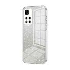 For Xiaomi Redmi Note 11 Pro+ 5G Gradient Glitter Powder Electroplated Phone Case(Transparent) - 1