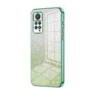 For Xiaomi Redmi Note 11 Pro 4G/5G Global Gradient Glitter Powder Electroplated Phone Case(Green) - 1