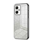 For Xiaomi Redmi Note 12R Pro Gradient Glitter Powder Electroplated Phone Case(Black) - 1