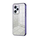 For Xiaomi Redmi Note 12 Pro Speed Gradient Glitter Powder Electroplated Phone Case(Purple) - 1