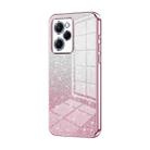 For Xiaomi Redmi Note 12 Pro Speed Gradient Glitter Powder Electroplated Phone Case(Pink) - 1