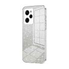 For Xiaomi Redmi Note 12 Pro Speed Gradient Glitter Powder Electroplated Phone Case(Transparent) - 1
