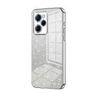 For Xiaomi Redmi Note 12 Pro Speed Gradient Glitter Powder Electroplated Phone Case(Silver) - 1