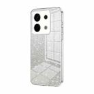 For Xiaomi Redmi Note 13 Pro 5G Gradient Glitter Powder Electroplated Phone Case(Transparent) - 1