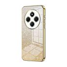 For Redmi 14R Gradient Glitter Powder Electroplated Phone Case(Gold) - 1