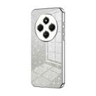 For Redmi 14R Gradient Glitter Powder Electroplated Phone Case(Silver) - 1