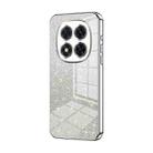 For Redmi Note 14 Pro 5G Gradient Glitter Powder Electroplated Phone Case(Silver) - 1