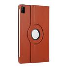 For Lenovo Tab M11 / Xiaoxin Pad 11 2024 360 Degree Rotation Litchi Texture Leather Tablet Case(Brown) - 3