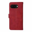 For Google Pixel 9a Classic Calf Texture Flip Leather Phone Case(Red) - 3