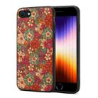 For iPhone SE 2022 / SE 2020 Four Seasons Flower Language Series TPU Phone Case(Summer Red) - 1