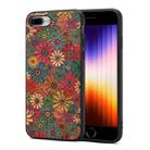 For iPhone 8 Plus / 7 Plus Four Seasons Flower Language Series TPU Phone Case(Spring Green) - 1