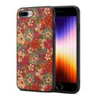 For iPhone 8 Plus / 7 Plus Four Seasons Flower Language Series TPU Phone Case(Summer Red) - 1