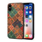 For iPhone XS / X Four Seasons Flower Language Series TPU Phone Case(Winter Blue) - 1