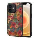 For iPhone 12 / 12 Pro Four Seasons Flower Language Series TPU Phone Case(Spring Green) - 1