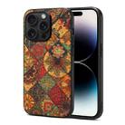 For iPhone 14 Pro Max Four Seasons Flower Language Series TPU Phone Case(Autumn Yellow) - 1