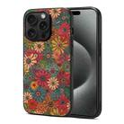 For iPhone 15 Pro Max Four Seasons Flower Language Series TPU Phone Case(Spring Green) - 1