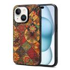 For iPhone 15 Plus Four Seasons Flower Language Series TPU Phone Case(Autumn Yellow) - 1