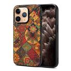 For iPhone 11 Pro Four Seasons Flower Language Series TPU Phone Case(Autumn Yellow) - 1