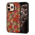 For iPhone 11 Pro Four Seasons Flower Language Series TPU Phone Case(Summer Red) - 1