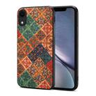 For iPhone XR Four Seasons Flower Language Series TPU Phone Case(Winter Blue) - 1