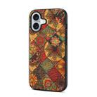 For iPhone 16 Four Seasons Flower Language Series TPU Phone Case(Autumn Yellow) - 1