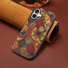 For iPhone 16 Four Seasons Flower Language Series TPU Phone Case(Autumn Yellow) - 2