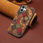 For iPhone 16 Plus Four Seasons Flower Language Series TPU Phone Case(Autumn Yellow) - 2