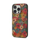 For iPhone 16 Pro Four Seasons Flower Language Series TPU Phone Case(Spring Green) - 1