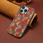 For iPhone 16 Pro Four Seasons Flower Language Series TPU Phone Case(Summer Red) - 2