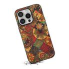 For iPhone 16 Pro Max Four Seasons Flower Language Series TPU Phone Case(Autumn Yellow) - 3