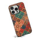 For iPhone 16 Pro Max Four Seasons Flower Language Series TPU Phone Case(Winter Blue) - 3