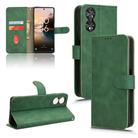 For TCL 40 NXTpaper 5G Skin Feel Magnetic Flip Leather Phone Case(Green) - 1