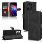 For TCL 503 Skin Feel Magnetic Flip Leather Phone Case(Black) - 1