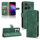 For TCL 503 Skin Feel Magnetic Flip Leather Phone Case(Green) - 1