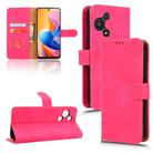 For TCL 60R 5G Skin Feel Magnetic Flip Leather Phone Case(Rose Red) - 1